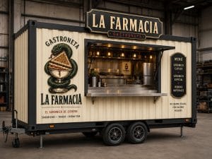 Gastroneta La Farmacia, food truck vintage para ferias y eventos en Mallorca